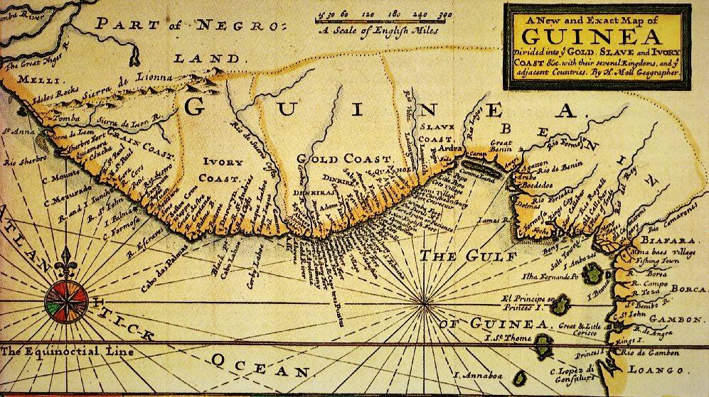 guinea map 1725